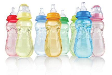 " Non-Drip Standard Neck Bottles - 10 oz, 3-Pack (Colors May Vary) - Perfect for Mess-Free Feeding!"