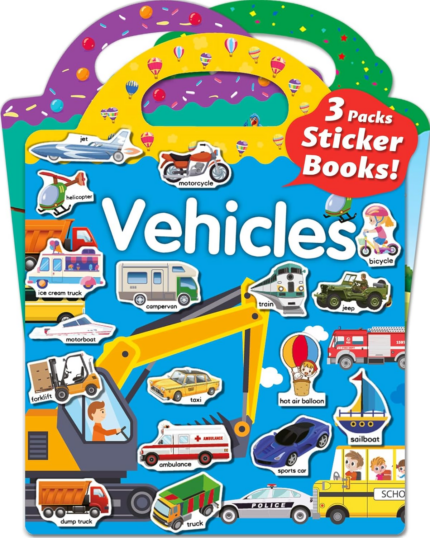 Ultimate Reusable Sticker Book for Toddlers 2-4 Years - Fun Craft Activities & Travel Toys for Boys and Girls - Perfect Birthday Gift for Ages 1-3!